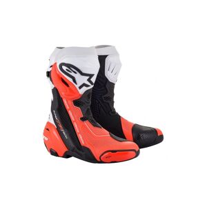 Botas Alpinestars Supertech R Vented Rojo Negro  2220121-124