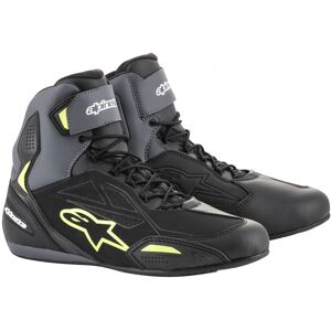 Zapatillas Alpinestars Faster-3 Drystar Negro Gris Amarillo Fluor  2540719-175