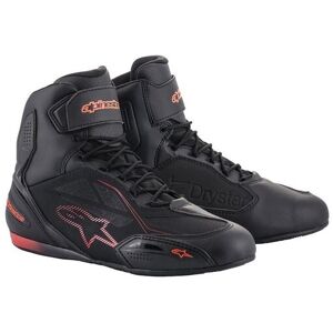 Zapatillas Alpinestars Faster-3 Drystar Negro Rojo Fluor  2540719-1030