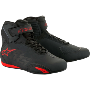 Zapatillas Alpinestars Sektor Edición Especial Negro Gris Rojo  2515518-1153