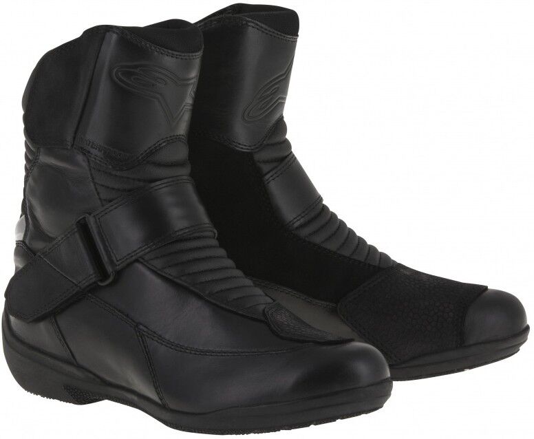 Botas Alpinestars moto carretera mujer valencia waterproof negro 2442216-10