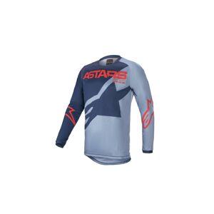 Camiseta Alpinestars Infantil Racer Braap Azul Oscuro  3771421-7173