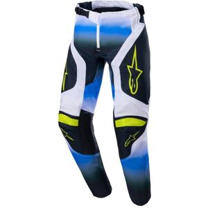 Pantalón Alpinestars Infantil Racer Push Nightlife Azul Blanco  3740823-9702