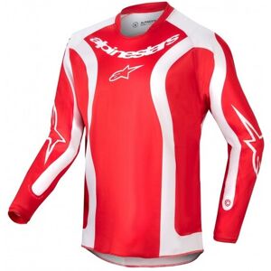 Camiseta Infantil Alpinestars Racer Lurv Mars Rojo Blanco  3773924-3120