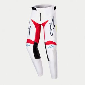 Pantalón Alpinestars Infantil Racer Hana Blanco Multicolor  3748324-258