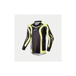 Camiseta Alpinestars Infantil Racer Lurv Negro Amarillo Fluor  3773924-168