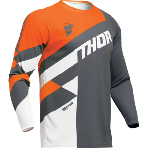 Camiseta Thor Infantil Sector Checker Gris Naranja  29122412