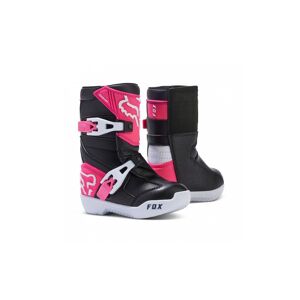 Botas Fox Infantil Comp Negro Rosa  30472-285