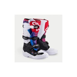 Botas Alpinestars Infantil Tech 7 S Arco Iris Blanco Negro  2015017-289