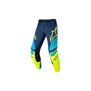 Pantalón Alpinestars Techstar Factory Azul Amarillo  3721022-7557