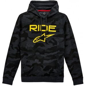 Sudadera Alpinestars Area Hoodie Charcoal Negro  1232-51300-191