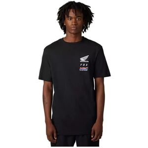 Camiseta Fox Casual X Honda SS Negro  30526-001