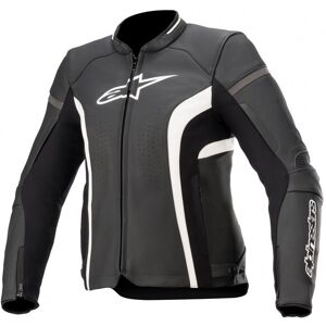 Chaqueta Alpinestars Stella Kira V2 Leather Negro Blanco  3112021-12