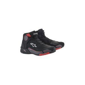 Zapatillas Alpinestars Honda Cr-X Drystar Riding Negro Rojo Gris  2611721-1031