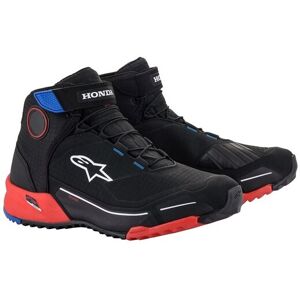 Zapatillas Alpinestars Honda Cr-X Drystar Riding Negro Rojo Azul  2611721-183