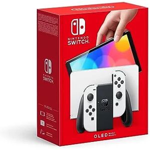 CONSOLA NINTENDO SWITCH NEON BLANCA OLED NUEVO SIN ABRIR (PACK: + AETERNA NOCTIS CAOS EDITION ESPECIAL)