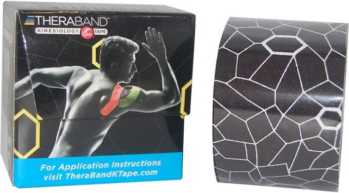 Theraband Banda Elástica  Kinesiology 5cmx5m estándar - Negro