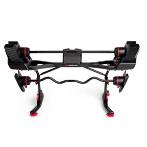 Bowflex Stand Barbell and Curlbar with Media Rack