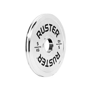 Ruster Disco Olímpico  Powerlifting Cromado - 5kg
