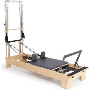 Elina Pilates Reformer  Madera con Torre + Portes Gratis - Gris