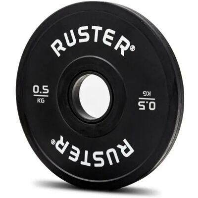 Ruster Disco olímpico fraccional Black - 0.5kg Ruster Disco olímpico fraccional Black - 0.5kg