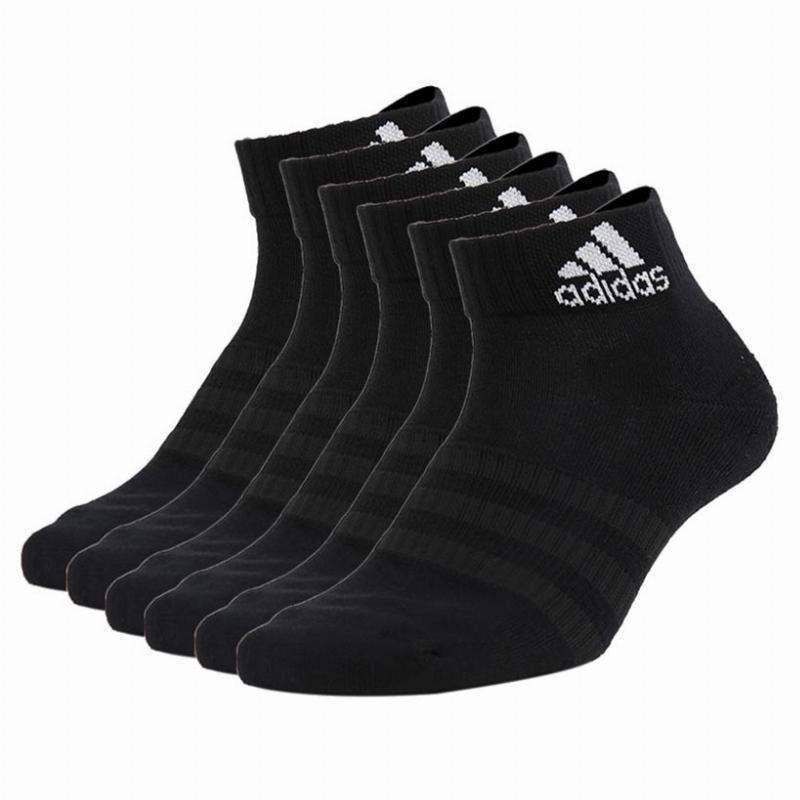 Calcetines Adidas Cush Ank Negro 6 Pares -  -37-39