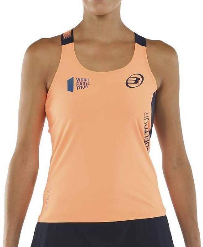 Camiseta Bullpadel WPT Yali Naranja Fluor