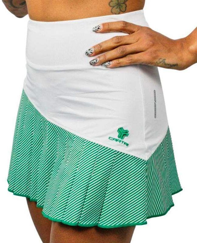 Falda Cartri Telma Blanco Verde -  -XXXL