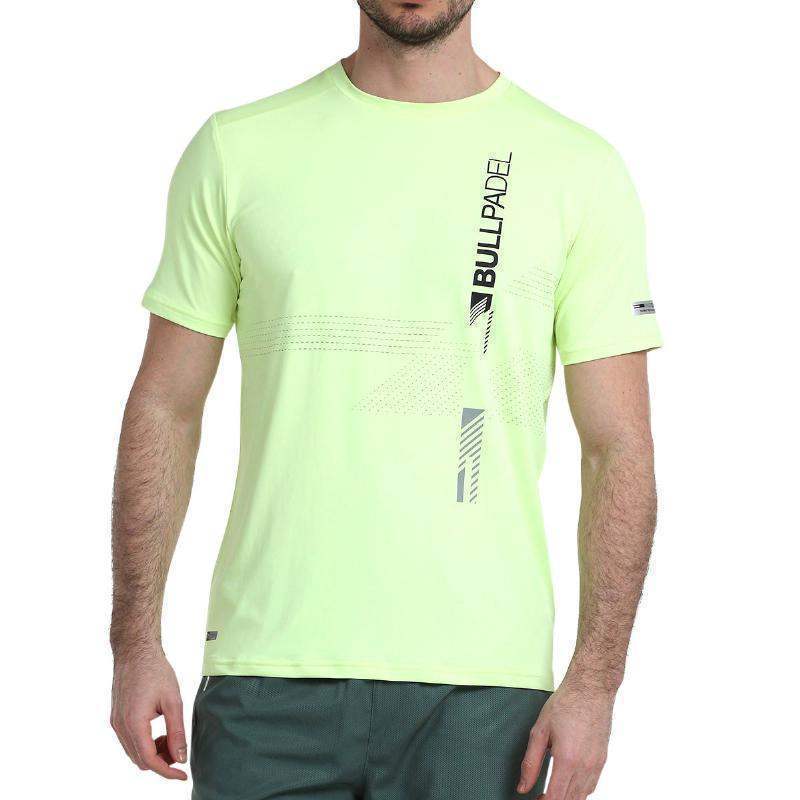 Camiseta Bullpadel Adive Amarillo Azufre Fluor -  -L