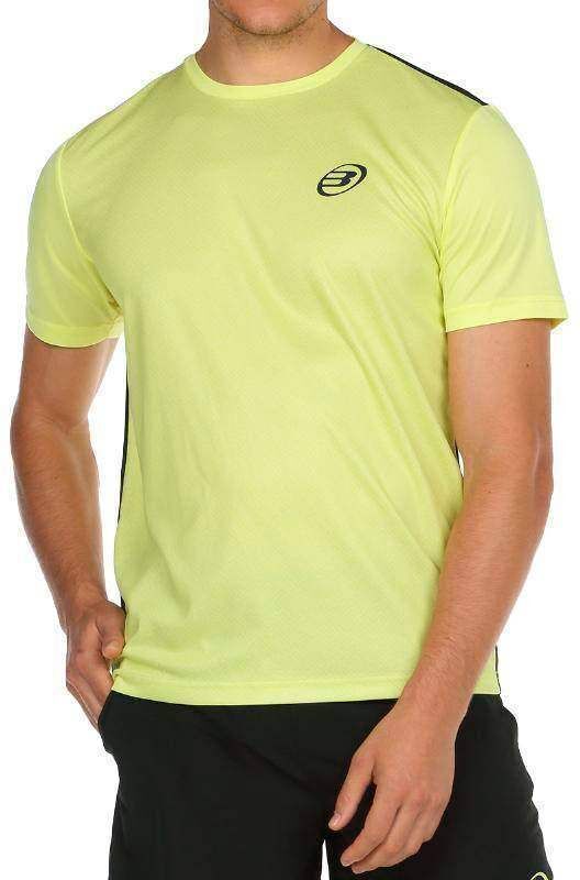 Camiseta Bullpadel Caucasi Amarillo Limon Fluor