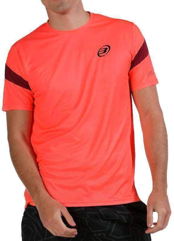 Camiseta Bullpadel Cojin Coral Fluor