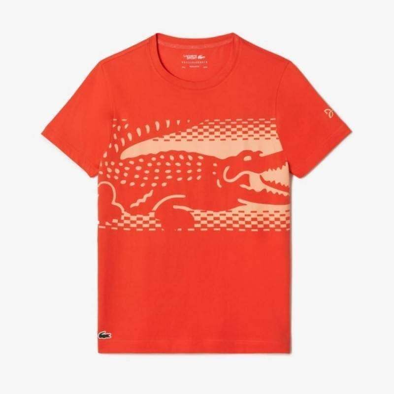 Camiseta Lacoste Novak Djokovic Naranja -  -XXL