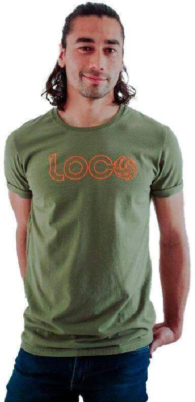 Camiseta Loco Marco Lenders Verde Naranja