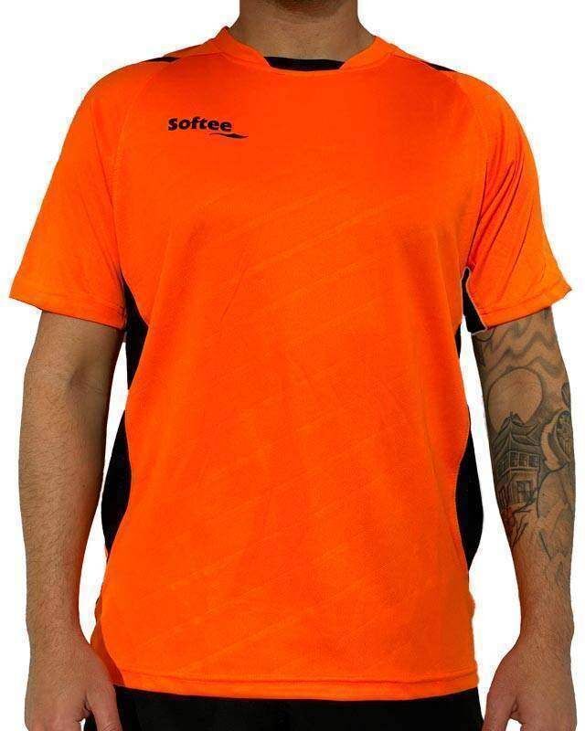 Camiseta Softee Play Naranja Negro -  -L