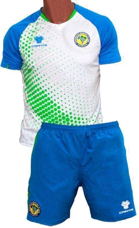 Conjunto Cartri Brasil Eitor Blanco Azul Junior -  -6a