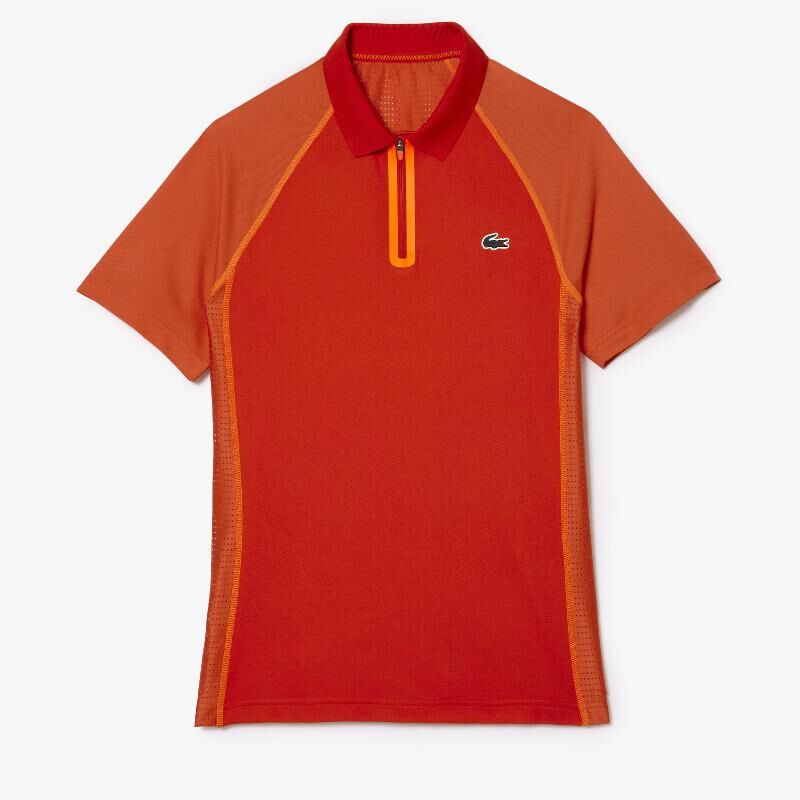 Polo Lacoste Ultra Dry Rojo Naranja -  -XXL