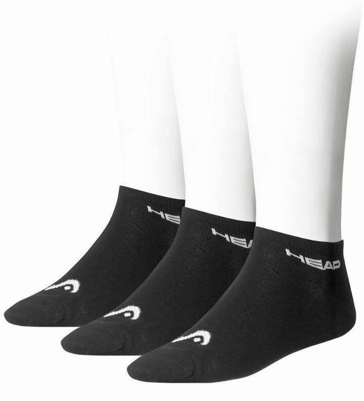 Calcetines Head Sneaker 3 Pares Negro -  -35-38