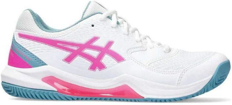 Zapatillas Asics Gel Dedicate 8 Padel Blanco Rosa Fluor Mujer -  -39,5