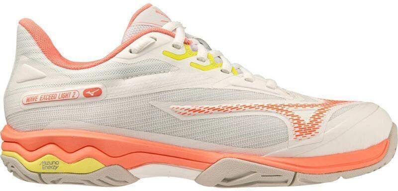 Zapatillas Mizuno Wave Exceed Light 2 AC Blanco Coral Mujer