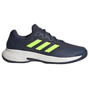 Zapatillas Adidas GameCourt 2.0 Azul Oscuro Lima Blanco -  -44