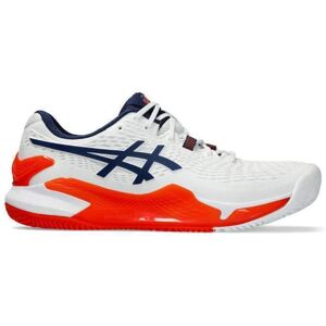 Zapatillas Asics Gel Resolution 9 Clay Blanco Azul Marino -  -42