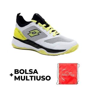 Zapatillas Lotto Mirage 200 Blanco Amarillo Neon Negro Mujer -  -40