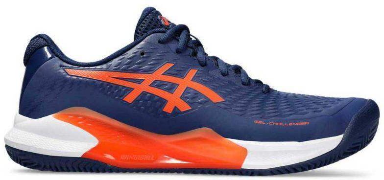 Zapatillas Asics Gel Challenger 14 Clay Azul Marino Naranja -  -46