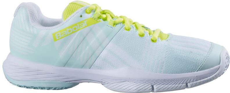 Zapatillas Babolat Sensa Azul Amarillo Fluor Mujer