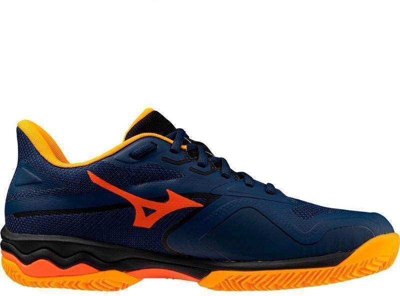 Zapatillas Mizuno Wave Exceed Light 2 Padel Azul Blanco Naranja -  -41