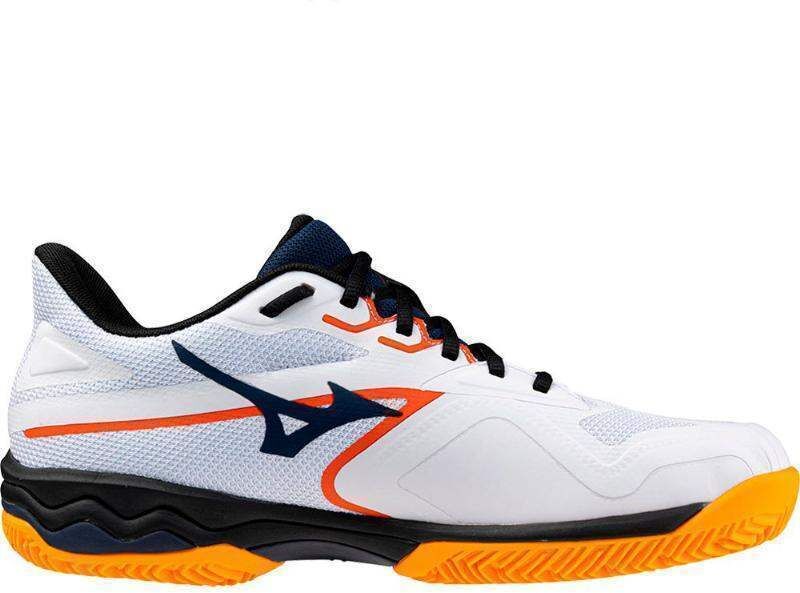 Zapatillas Mizuno Wave Exceed Light 2 Padel Blanco Azul Naranja