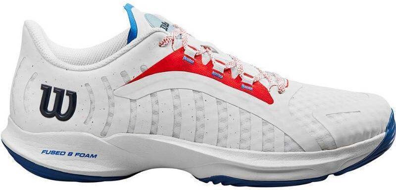 Zapatillas Wilson Hurakn Pro Blanco Rojo Azul -  -45 1/3