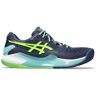 Zapatillas Asics Gel Resolution 9 Padel Azul Lima Electrico -  -47