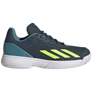 Zapatillas Adidas Courtflash Verde Artic Blanco Fluor Junior -  -39 1/3