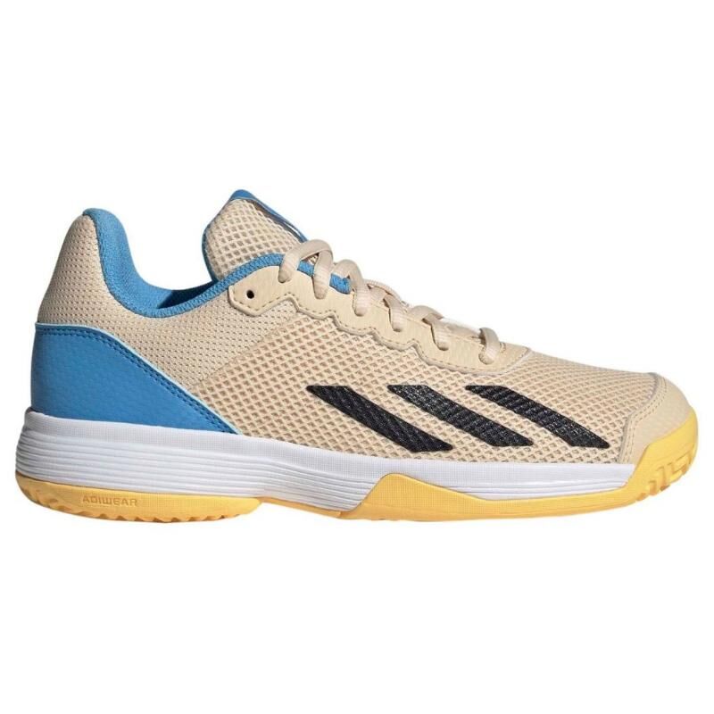 Zapatillas Adidas Courtflash Naranja Negro Azul Junior -  -39 1/3
